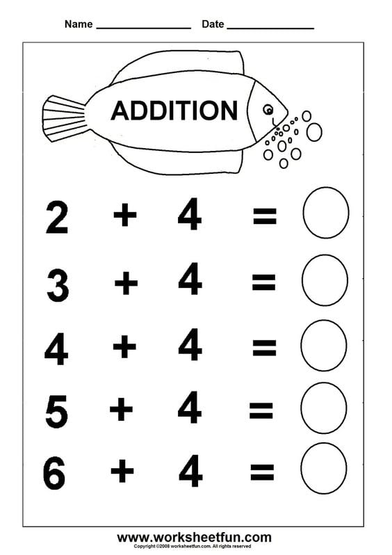 Kindergarten Worksheets English Free Printables 539146