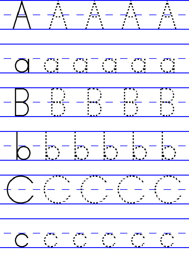 Letter Worksheets For Pre K 966787