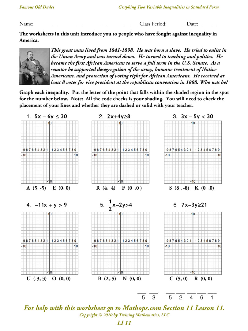 Graphing Compound Inequalities Worksheet With Answers For Systems Of Linear Inequalities Worksheet