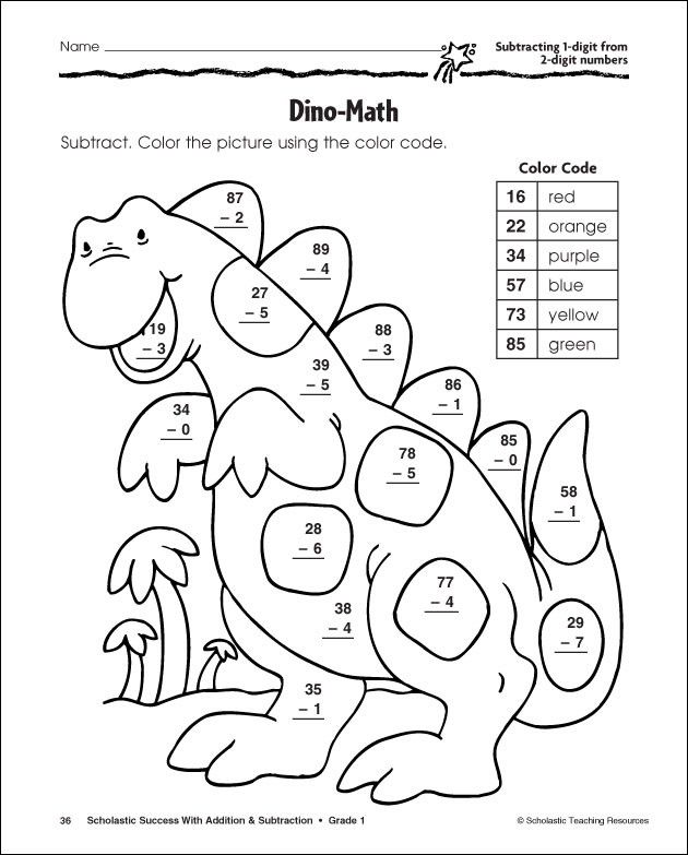 Math Coloring Worksheets For Grade 2 790545