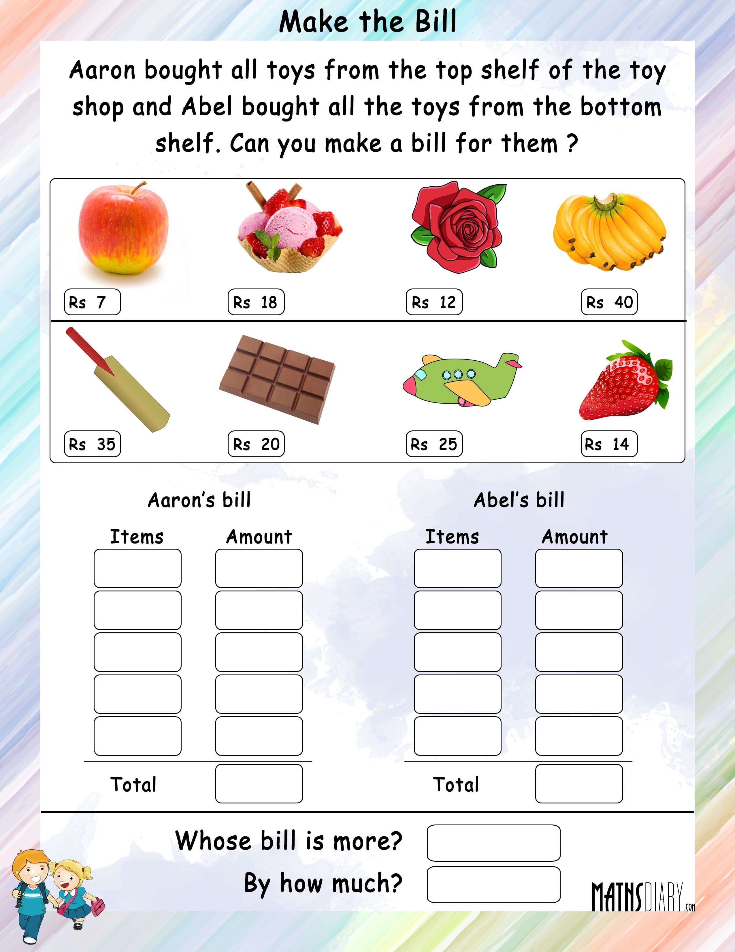 Math Worksheets Grade 3 Money 151377