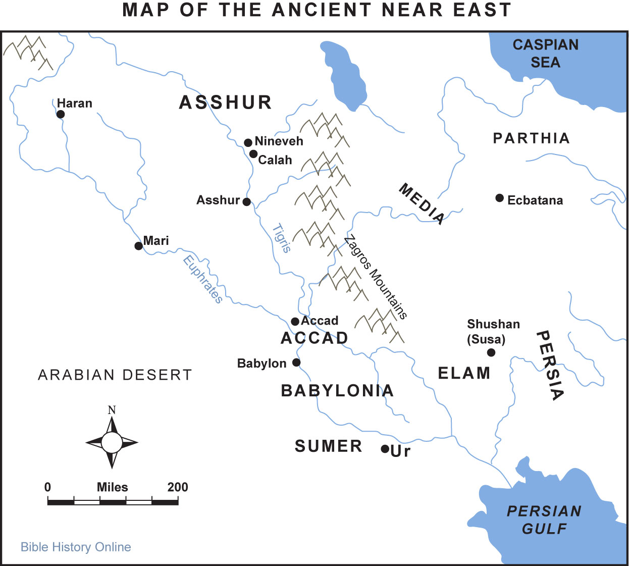 Mesopotamia Map Worksheet