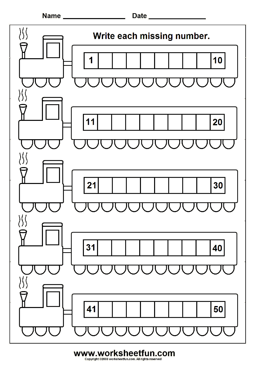 Missing Numbers (1