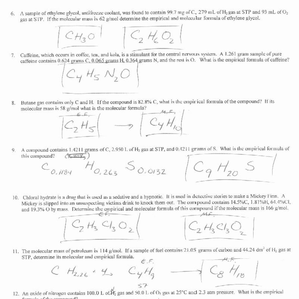 Molecular Formula Worksheet Scatter Graph To Math Quadrants