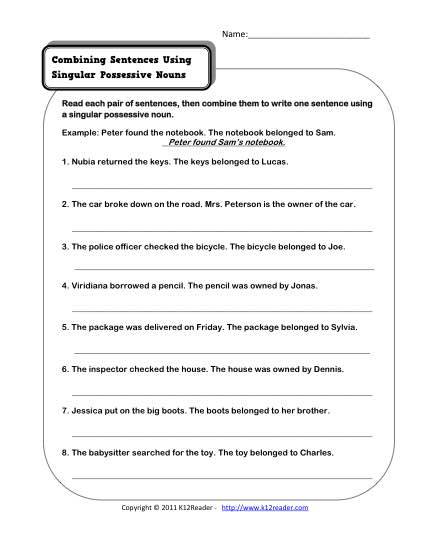 Nouns Worksheets 3rd Grade The Best Worksheets Image Collection