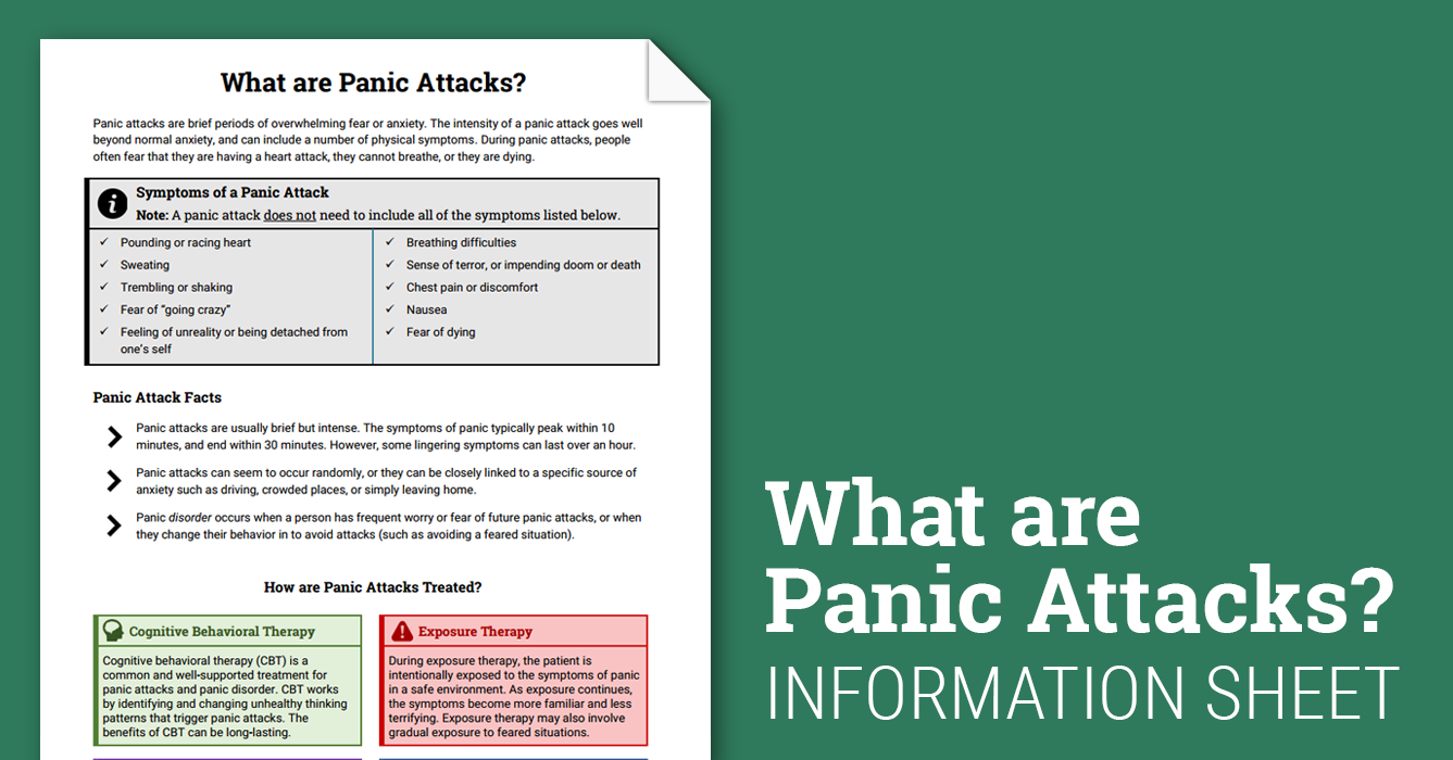 Panic Attack Info Sheet (worksheet)