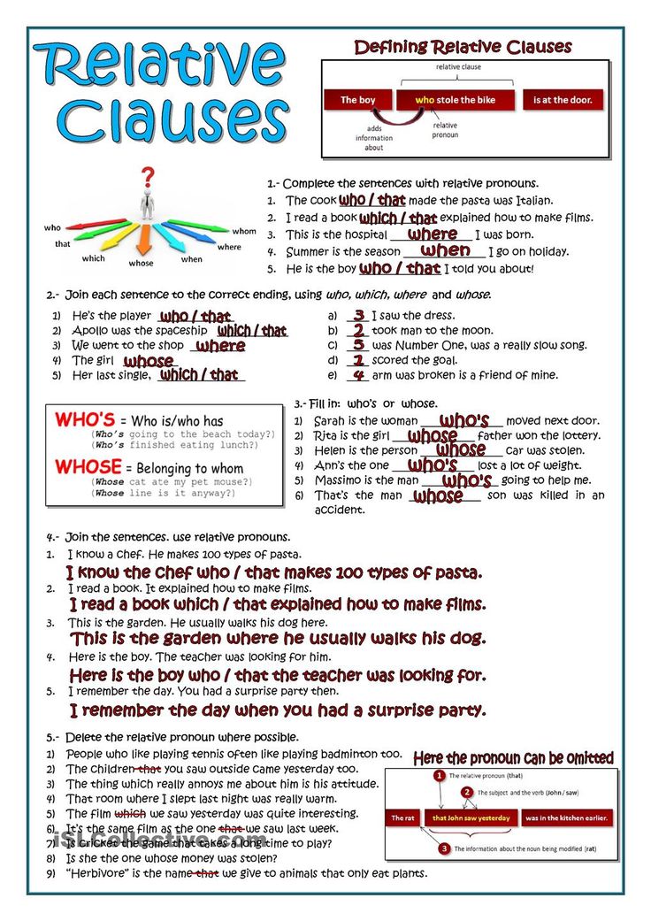 Phrases And Clauses Worksheets Pdf Gallery