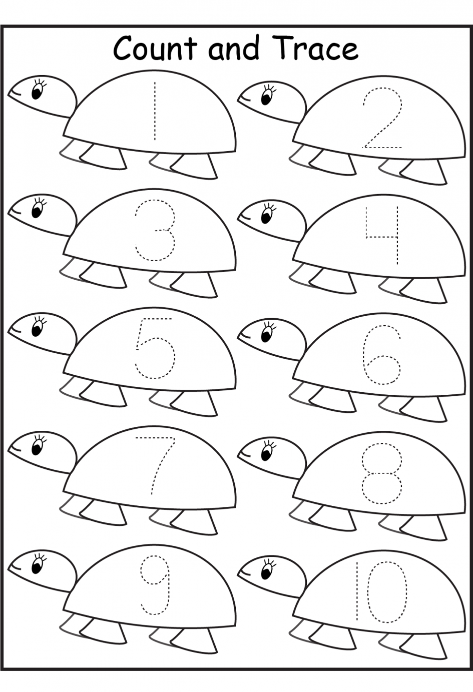 Pre K Number Tracing Worksheets The Best Worksheets Image