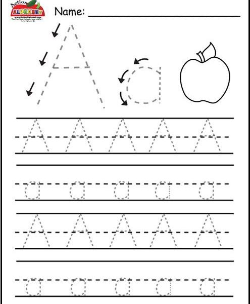 Preschool Alphabet Printable Worksheets Free 372932