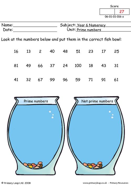 Prime Number Worksheet The Best Worksheets Image Collection