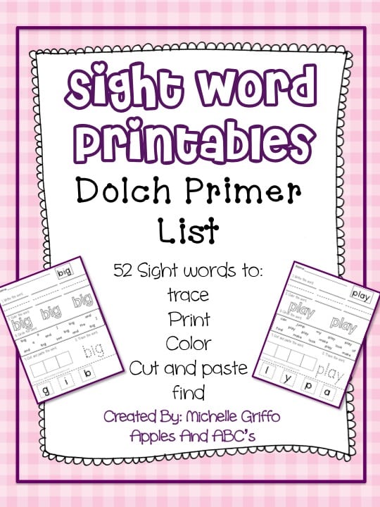 Primer Sight Word Worksheets The Best Worksheets Image Collection