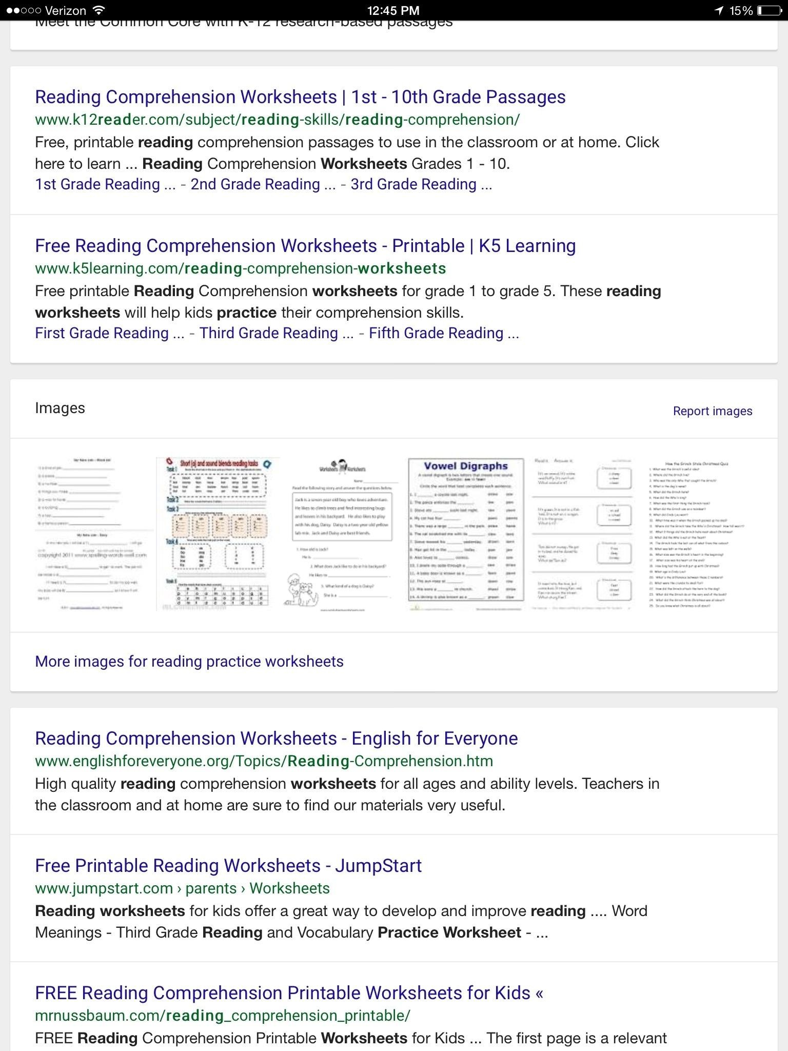 Reading Comprehension Worksheet For Grade 2 New Free Reading