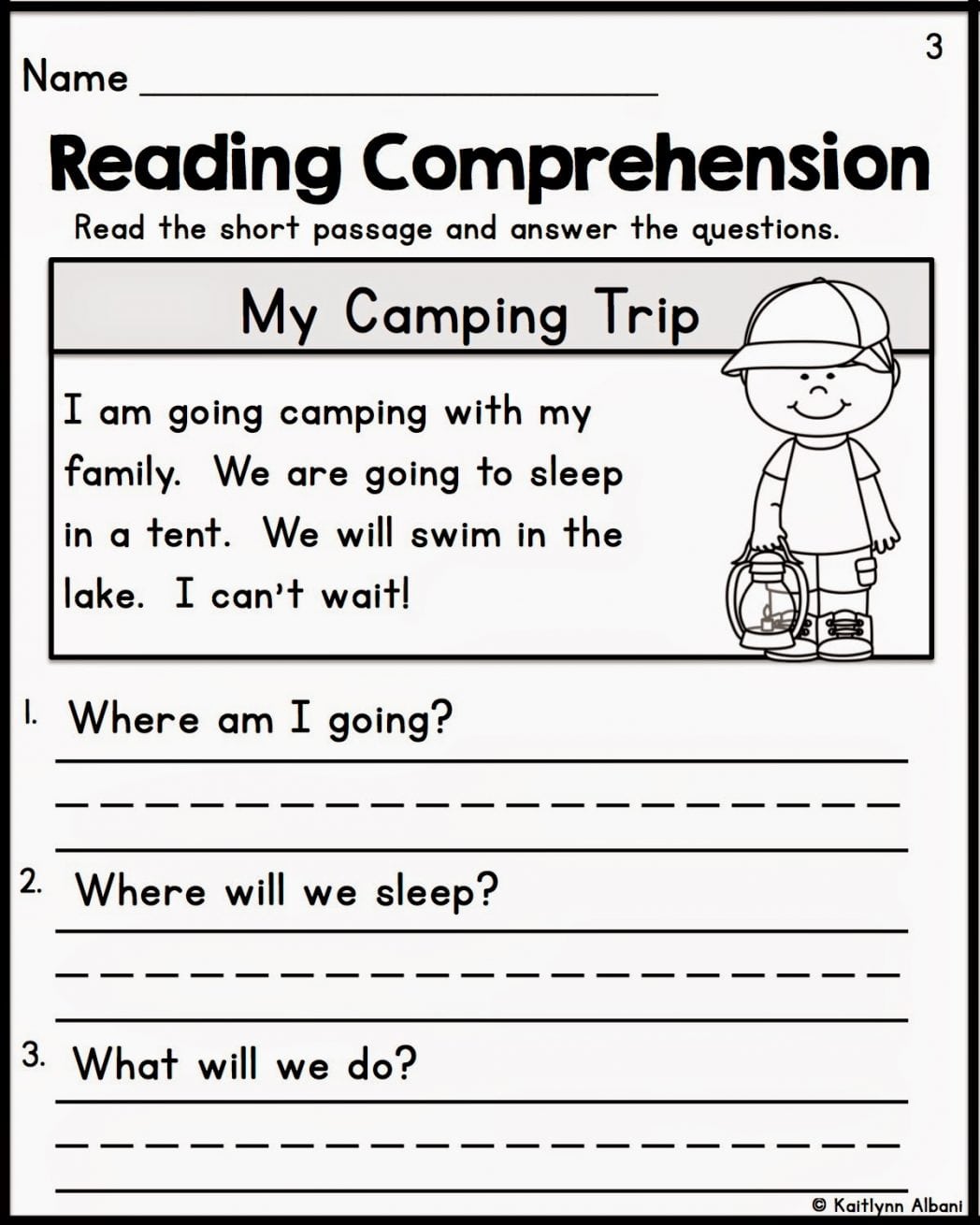 Reading Comprehension Worksheets Grade 1 246598