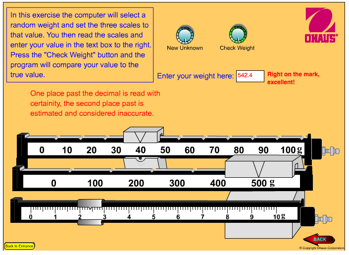 Reading A Triple Beam Balance Scale Worksheets
