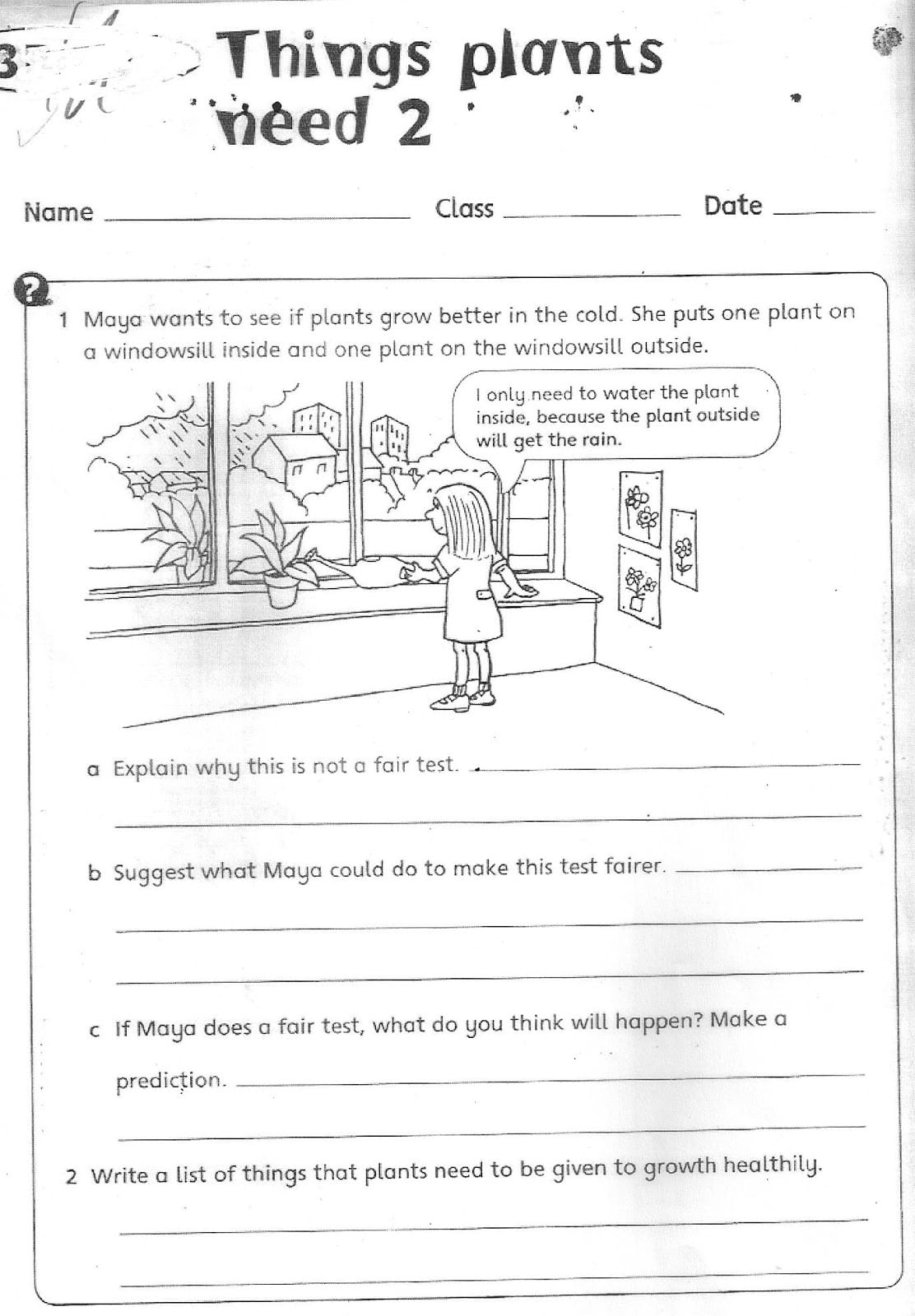 Science Grade 3 Worksheets
