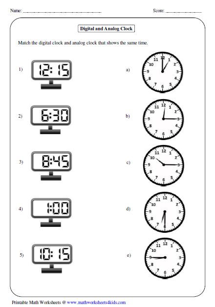 Time Worksheets Ks2 Analogue The Best Worksheets Image Collection