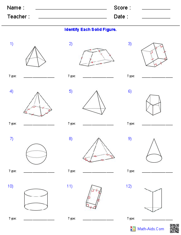 Volume Of Solids Worksheet The Best Worksheets Image Collection