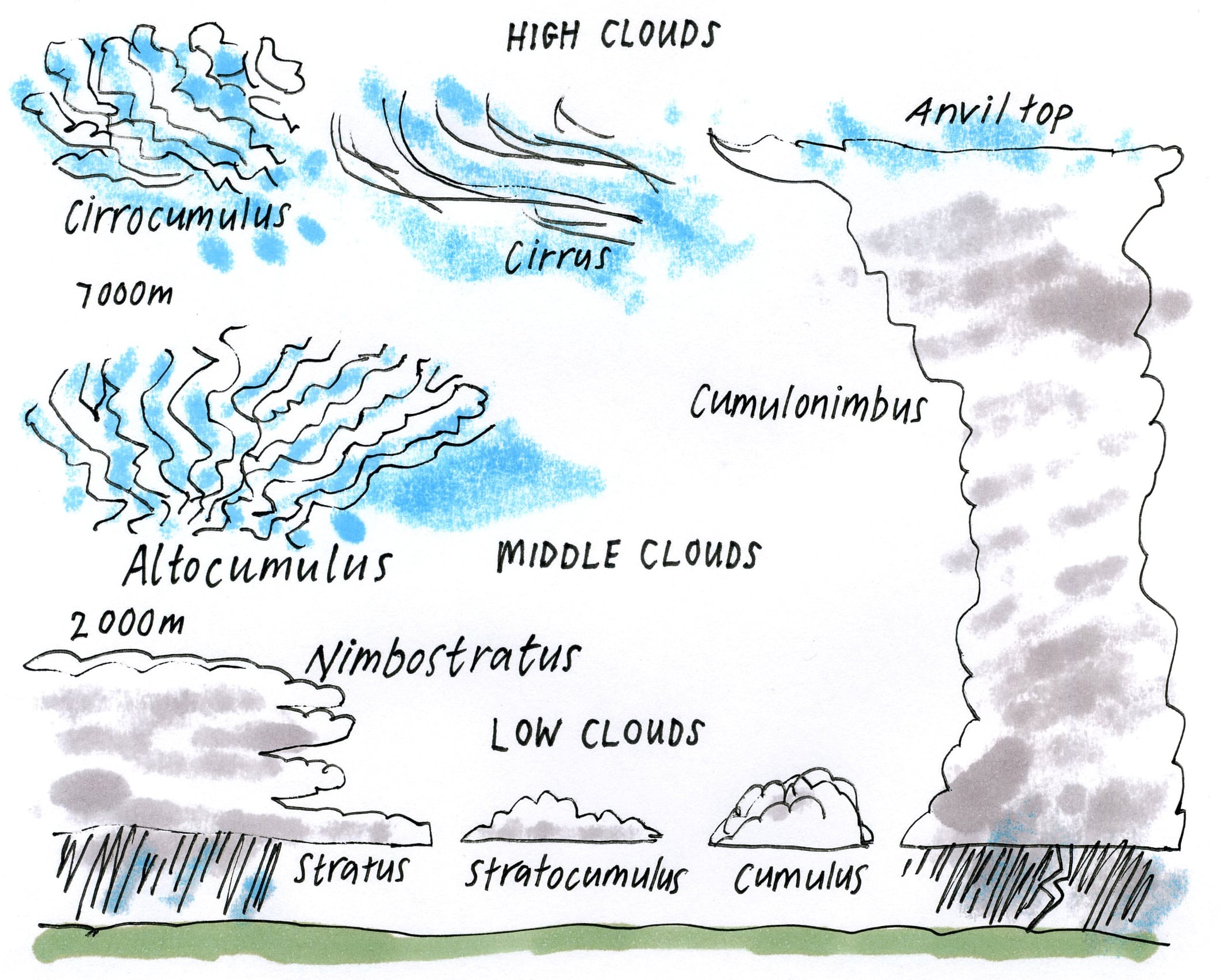 Worksheet   Types Of Clouds Worksheet Unique Cloud Classification