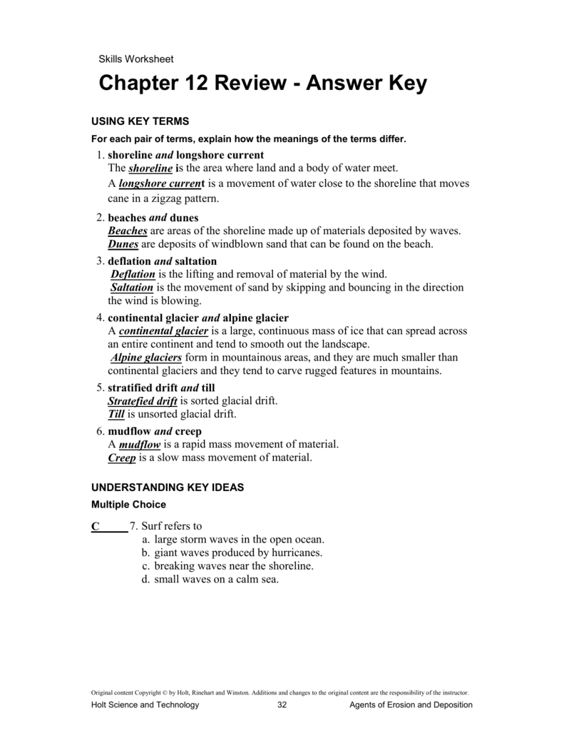Chapter 12 Review