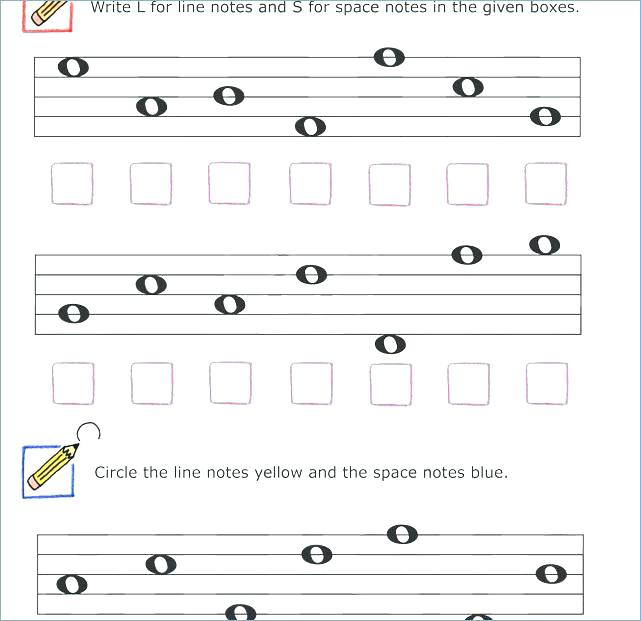 Free Music Worksheets Notes Worksheet Printable For High School
