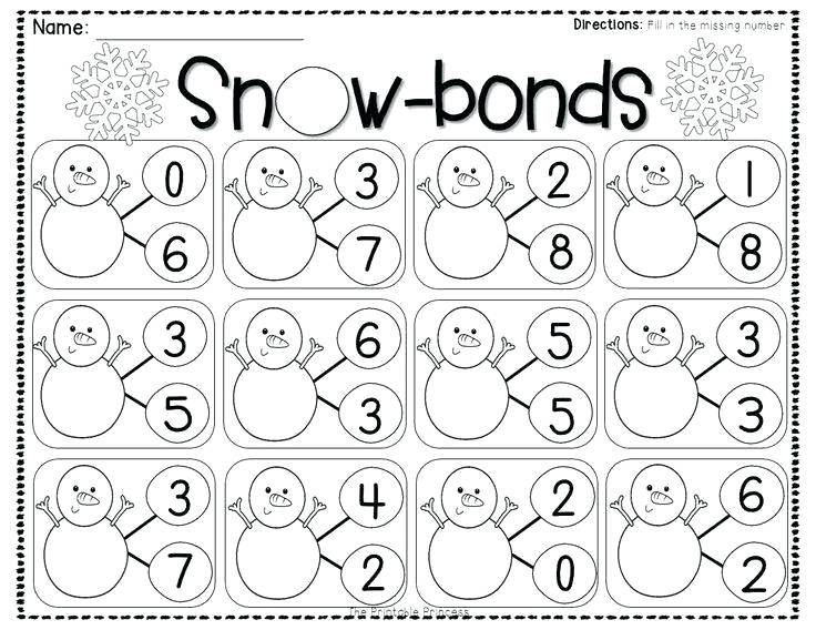 Number Bonds Worksheets Number Names Worksheets Number Bonds