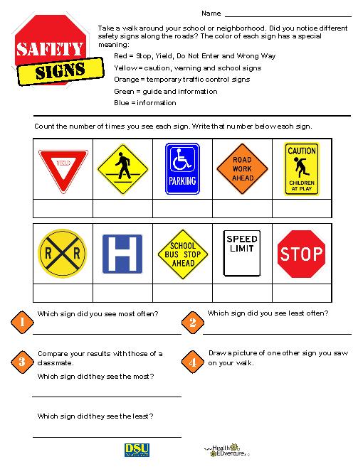 Safety Signs And Symbols Worksheets Worksheets For All