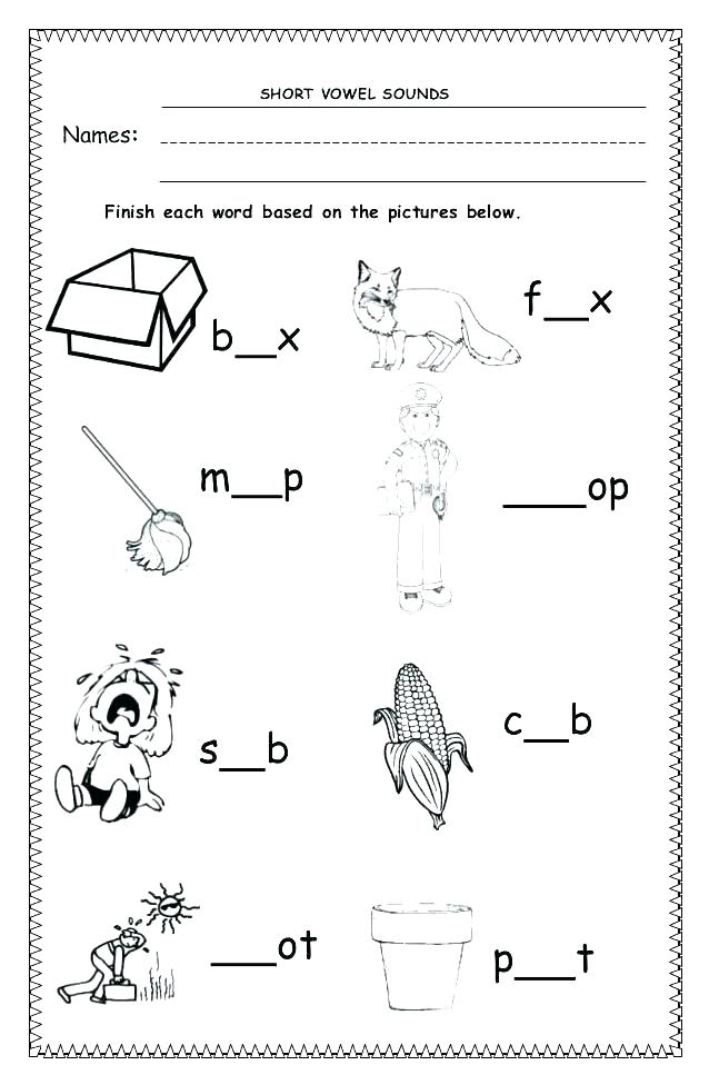 Ending Sounds Worksheets Grade For All Download And Share Free L