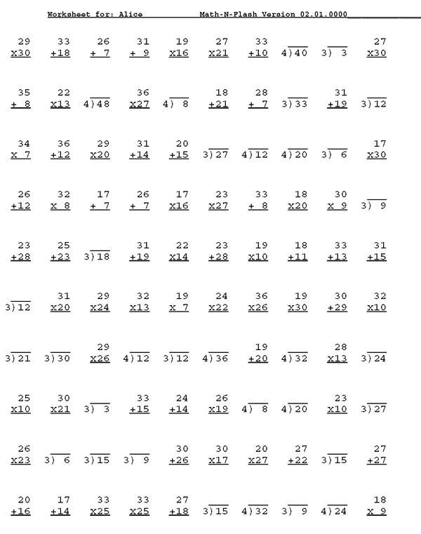Printable Fun Math Worksheets For 6th Grade  2