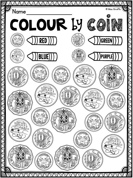 Australian Money  Australian Coins Mega Math Unit