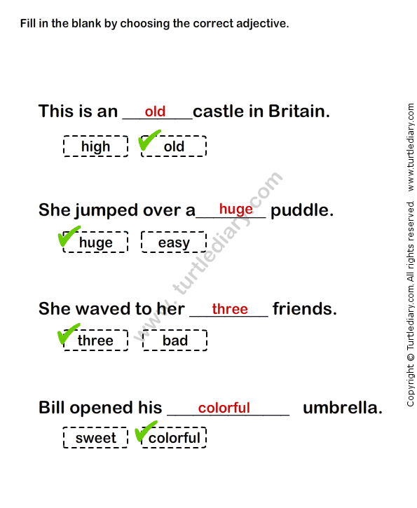 Describing Words Worksheet30