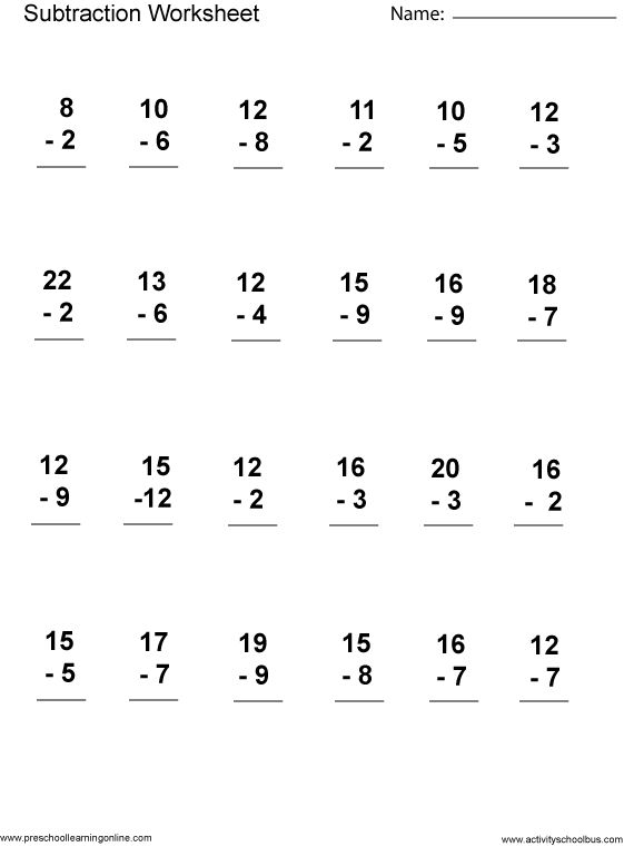Printables  Printable Math Worksheets 1st Grade  Lemonlilyfestival