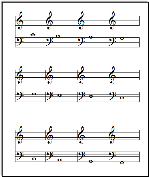 Flashcards For Music Notes, Free Printable Flashcards Template