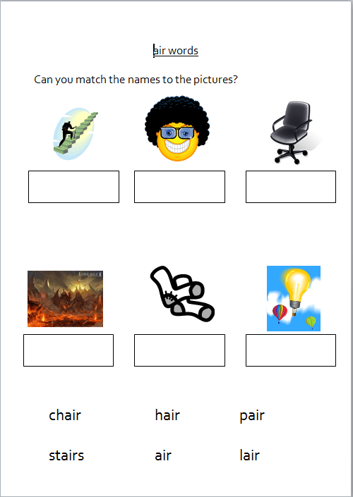 Worksheets For Year 3 Children To Revise The Phonics From Phase 3