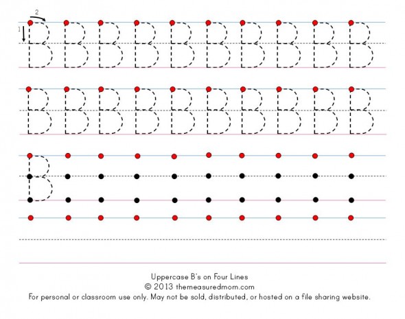 Free Printable Handwriting Worksheets For Preschool & Kindergarten