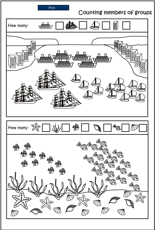 Counting 1020 Worksheets Counting To 10 And 20 Part 2 Mathematics