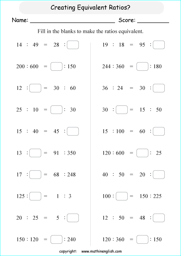 how-to-find-equivalent-ratio-the-equivalent