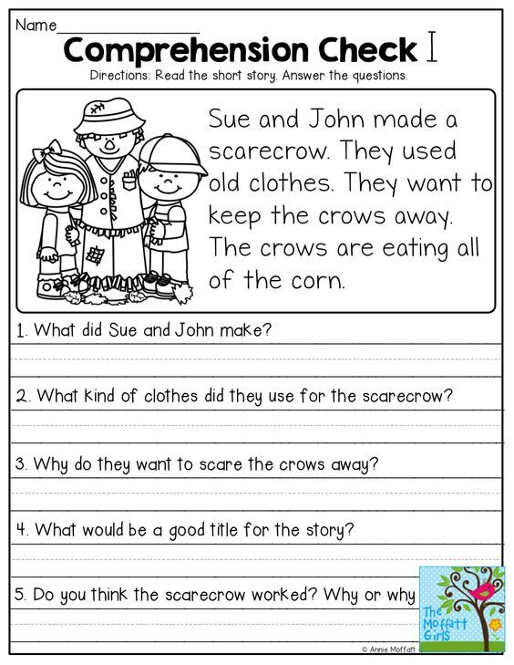 Short Stories With Comprehension Questions!