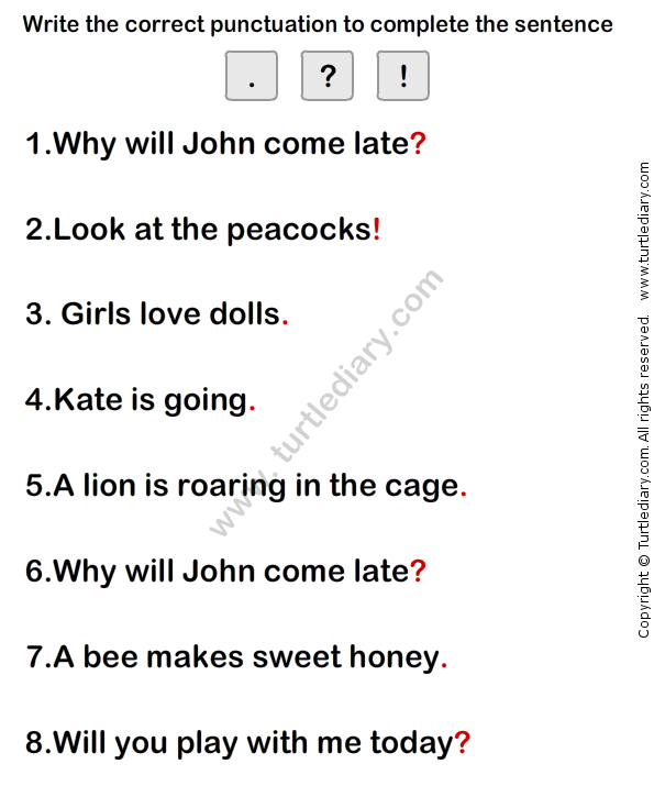 Simple Sentence Worksheet10