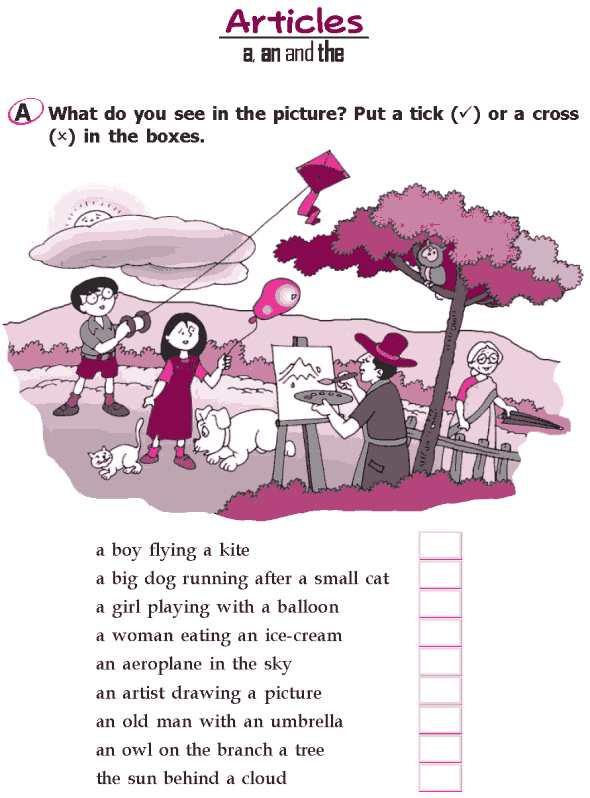Grammar Â» Grade 2 Grammar Lesson 3 Articles â A, An And The