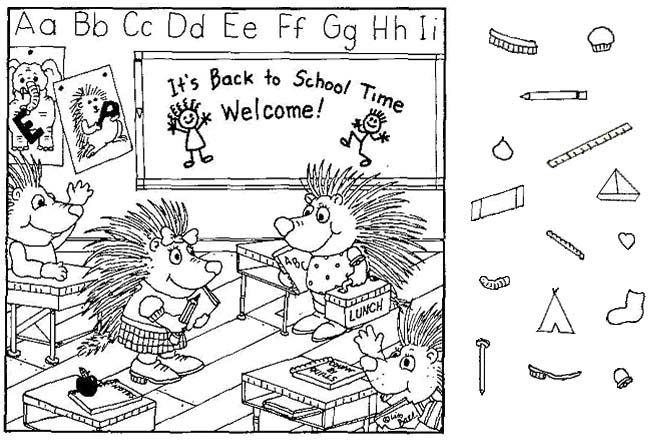 Hidden Pictures Worksheets