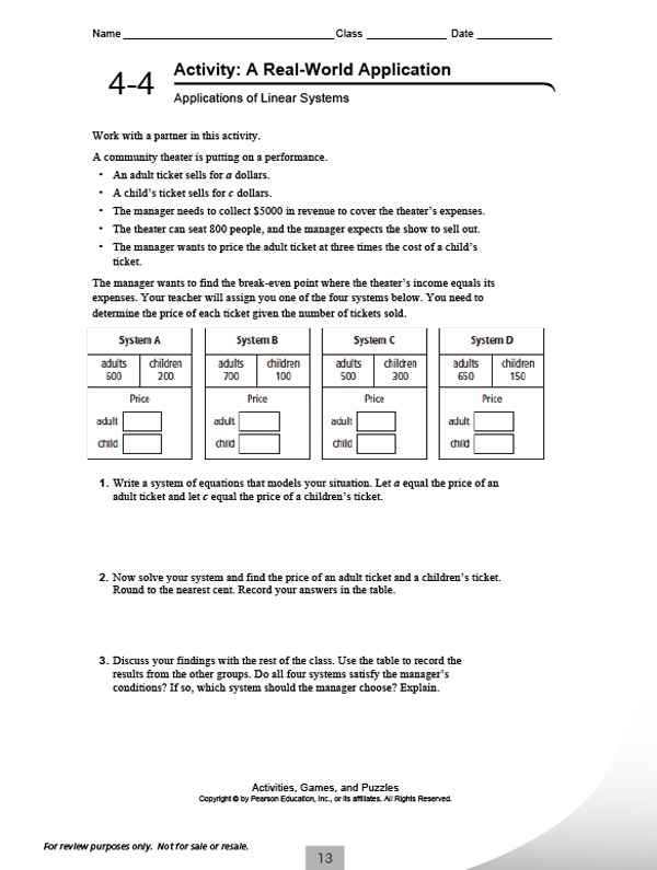 Pearson Integrated High School Math Common Core Program