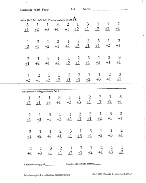 Rocket Math Addition Printable Worksheets Rocket Math X Addition