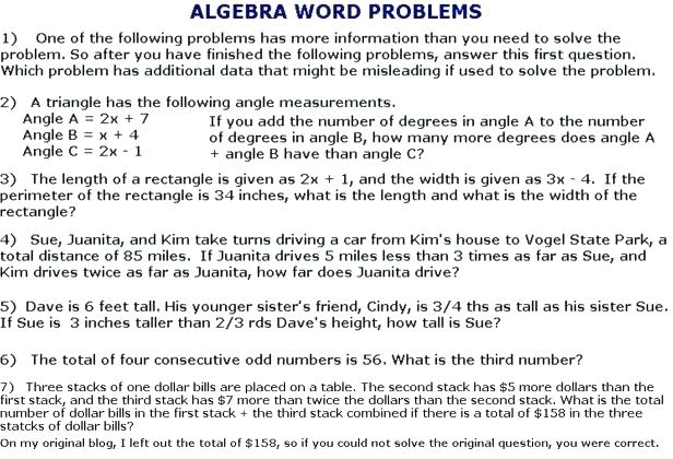 Kids Algebra Word Problems Worksheet Chic Math Worksheets Ma
