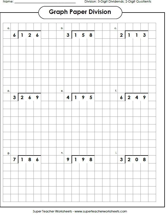 Long Division Long Division Printable Worksheets Big Atomic
