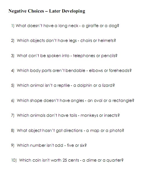 Negation â Negative Activities And Worksheets