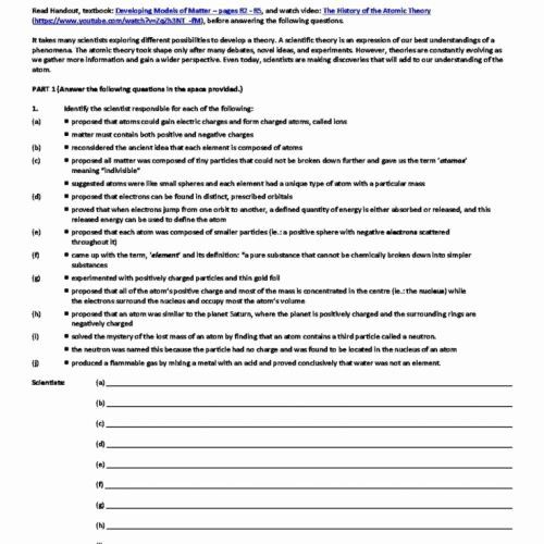 Nuclear Chemistry Worksheet Answer Key