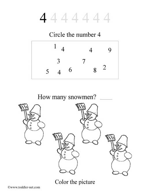 Free Printable Numbers Worksheets And Activity Sheets For Kids