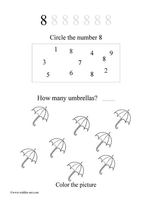 Free Printable Numbers Worksheets And Activity Sheets For Kids