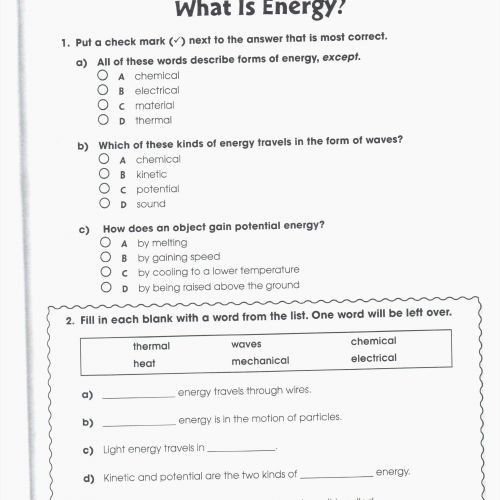 Organic Compounds Worksheet Answers