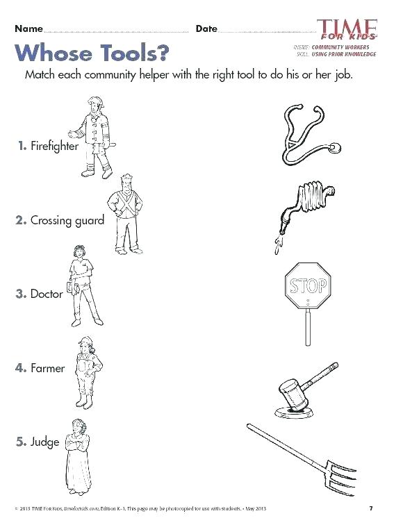 Places In The Community Worksheets